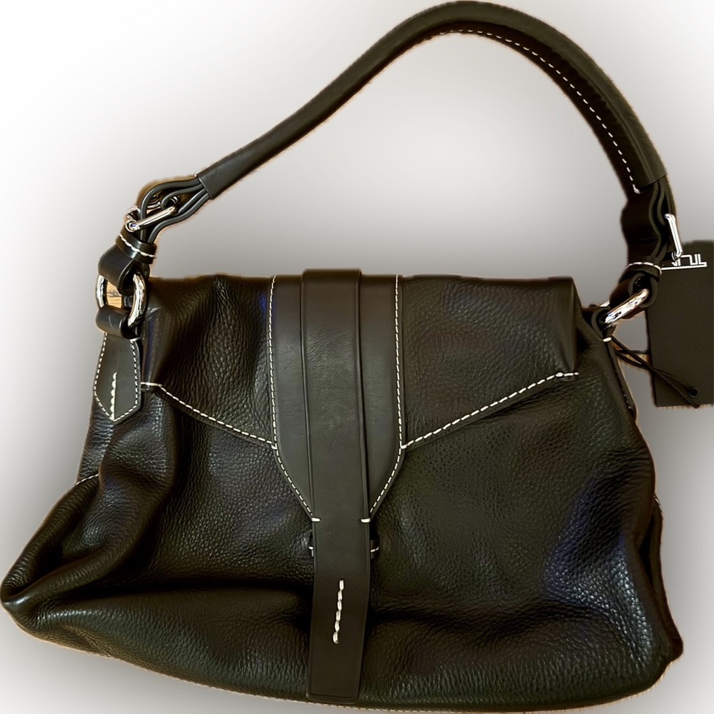 Trendy Vintage Tumi Leather Bag…Never Used!